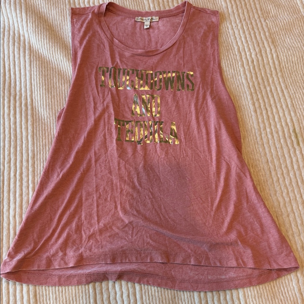 Express Soft Pink Casual Tank
